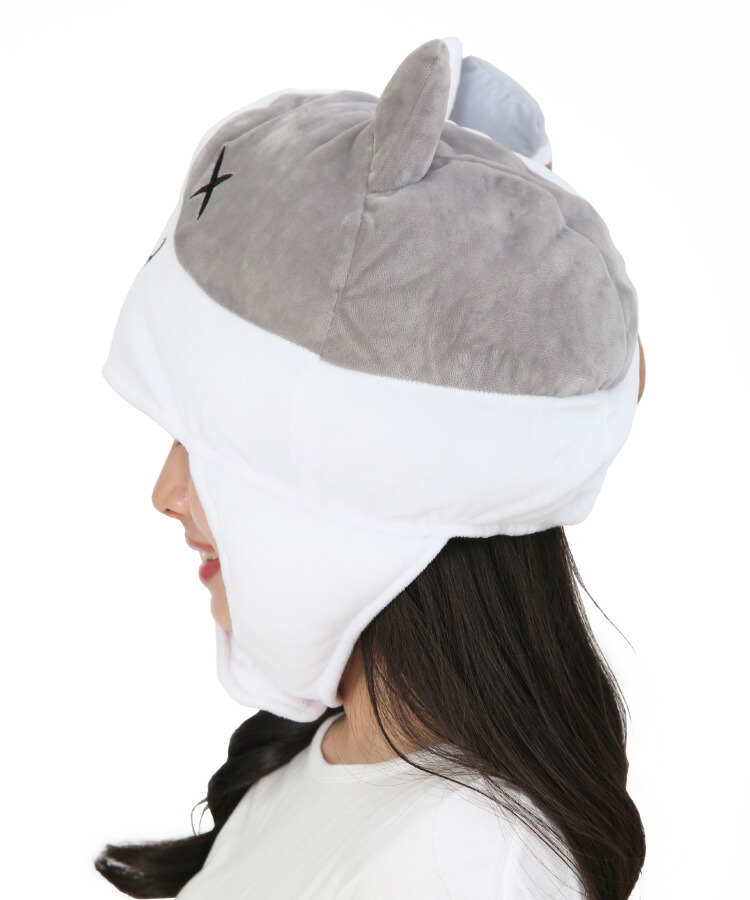 デラックスキャップ 着ぐるみキャップ 大人用 ベルボア にゃんこ大戦争 バトルネコ キャラクター ハロウィン 衣装 変装 変身 コスチューム 帽子 ギフト コスプレ 仮装 学祭 USJ 忘年会 イベント サザック SAZAC