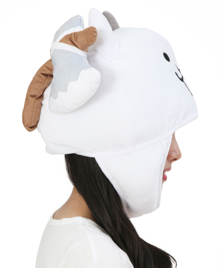 デラックスキャップ 着ぐるみキャップ 大人用 ベルボア にゃんこ大戦争 バトルネコ キャラクター ハロウィン 衣装 変装 変身 コスチューム 帽子 ギフト コスプレ 仮装 学祭 USJ 忘年会 イベント サザック SAZAC