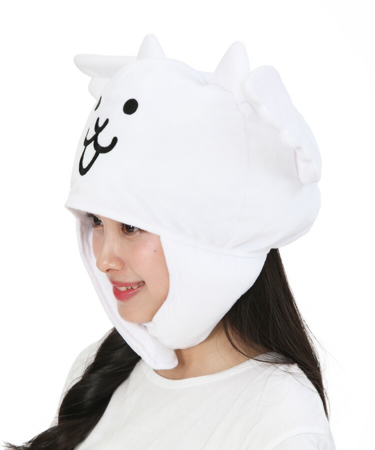 デラックスキャップ 着ぐるみキャップ 大人用 ベルボア にゃんこ大戦争 ネコノトリ キャラクター ハロウィン 衣装 変装 変身 コスチューム 帽子 ギフト コスプレ 仮装 学祭 USJ 忘年会 イベント サザック SAZAC