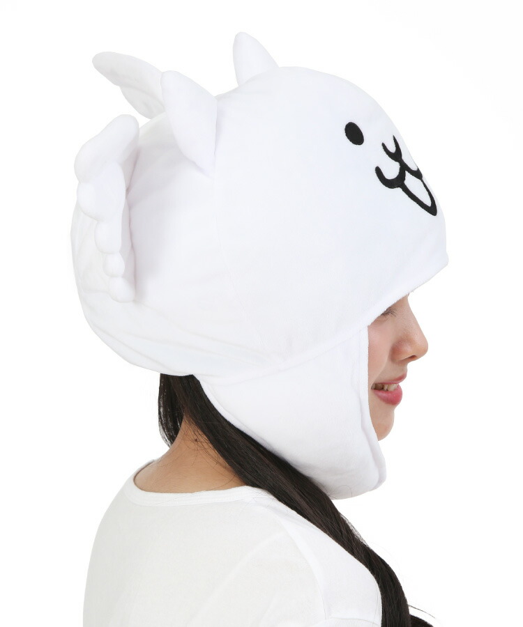 デラックスキャップ 着ぐるみキャップ 大人用 ベルボア にゃんこ大戦争 ネコノトリ キャラクター ハロウィン 衣装 変装 変身 コスチューム 帽子 ギフト コスプレ 仮装 学祭 USJ 忘年会 イベント サザック SAZAC