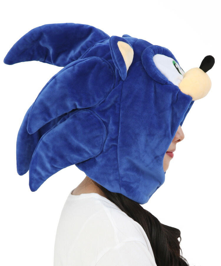 着ぐるみキャップ 大人用 ベルボア ソニック・ザ・ヘッジホッグ ソニック キャラクター ハロウィン 衣装 変装 変身 仮装 簡単 大人 コスチューム 帽子 ギフト コスプレ 学祭 USJ 忘年会 イベント サザック SAZAC