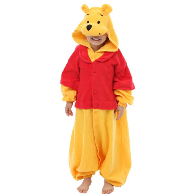 Disney（ディズニー） 着ぐるみ パジャマ 子供用 プーさん フリース