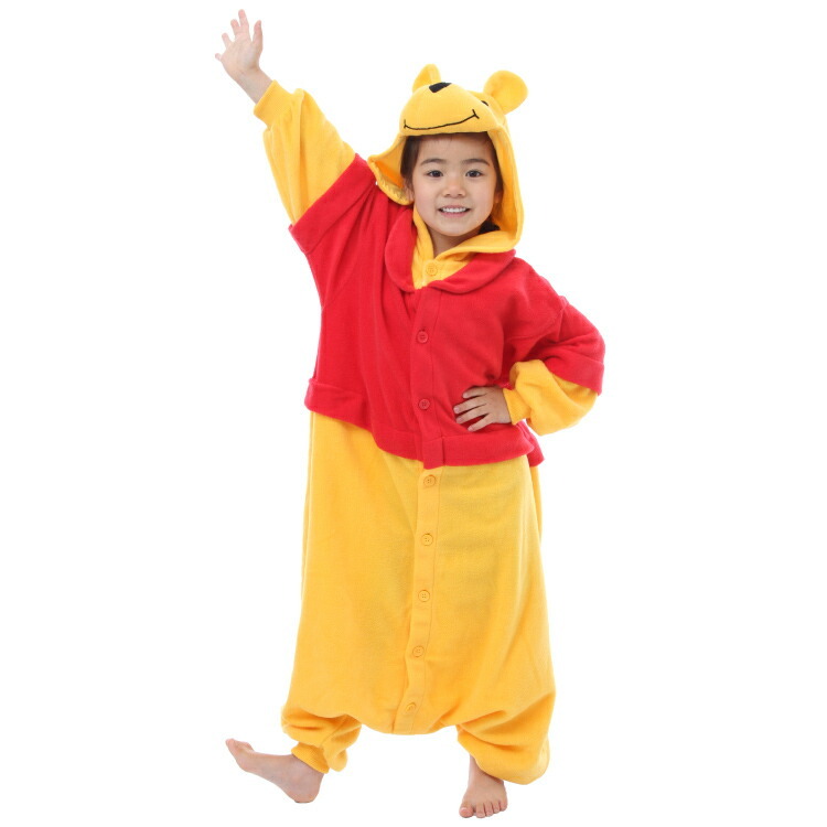 Disney（ディズニー） 着ぐるみ パジャマ 子供用 プーさん フリース