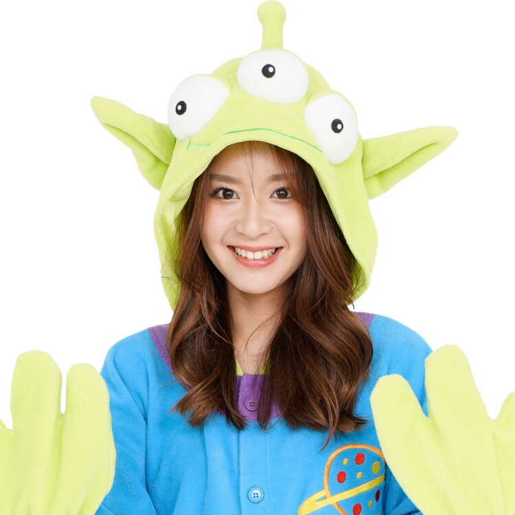着ぐるみ ディズニー トイストーリー リトルグリーンメン 大人用 ハロウィン コスプレ コスチューム パジャマ