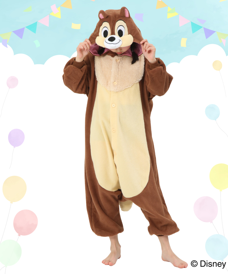 Disney（ディズニー） 着ぐるみ パジャマ 子供用 130cm 110cm チップ