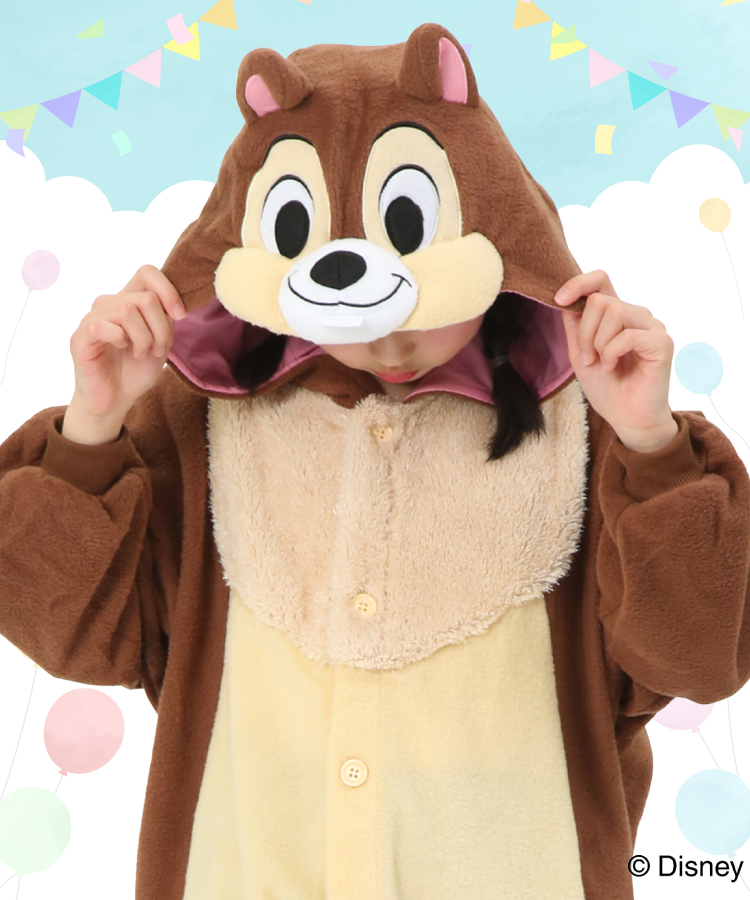 Disney（ディズニー） 着ぐるみ パジャマ 子供用 130cm 110cm チップ