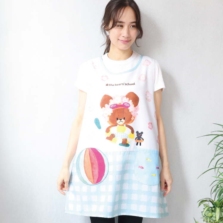 エプロン 保育士 キャラクター くまのがっこう ジャッキー