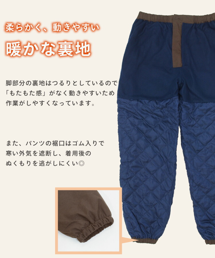 作務衣 パンツのみ メンズ 冬 冬用 パジャマ フリース 綿100％ 男性 暖かい 厚手 もんぺ 替えズボン 下衣 単品 あったか 中綿入り生地 さむえ 作業着 部屋着 無地 サムエ 防寒作務衣 職人 M L LL 2L 大きいサイズ 父の日 Nishikiオリジナル