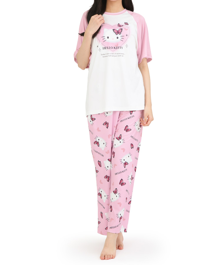 sanrio（サンリオ） パジャマ レディース かわいい 半袖 ルームウェア
