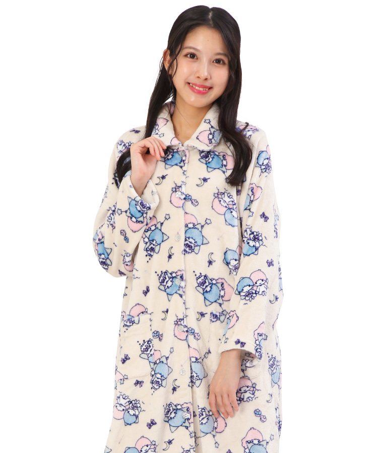 sanrio（サンリオ） パジャマ レディース 長袖 冬 前開き もこもこ