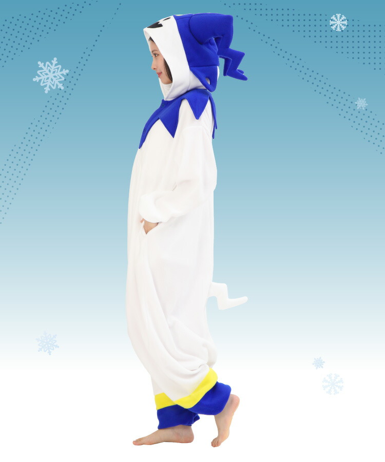 着ぐるみ パジャマ 大人用 ジャックフロスト 女神転生 szc354 フリース キャラクター ハロウィン 衣装 変装 変身 コスチューム ギフト プレゼント コスプレ なりきり かわいい 仮装 学祭 USJ 忘年会 イベント きぐるみ サザック SAZAC