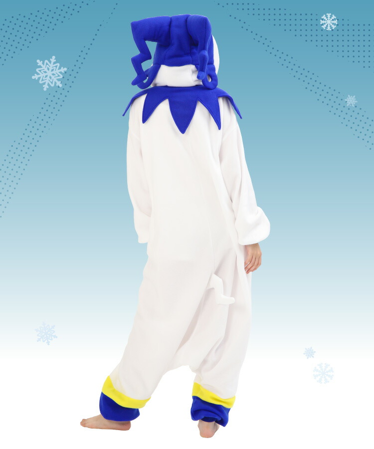 着ぐるみ パジャマ 大人用 ジャックフロスト 女神転生 szc354 フリース キャラクター ハロウィン 衣装 変装 変身 コスチューム ギフト プレゼント コスプレ なりきり かわいい 仮装 学祭 USJ 忘年会 イベント きぐるみ サザック SAZAC
