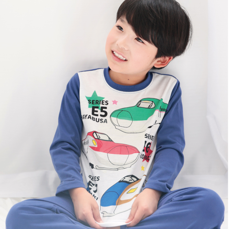 キッズパジャマ 長袖 薄手 蓄光プリント付 女の子 男の子 春 天竺素材 かぶり サンリオ トーマス でんたま クロミ マイメロディ キティ 子供 z8-tm1211all | sanrio | 06