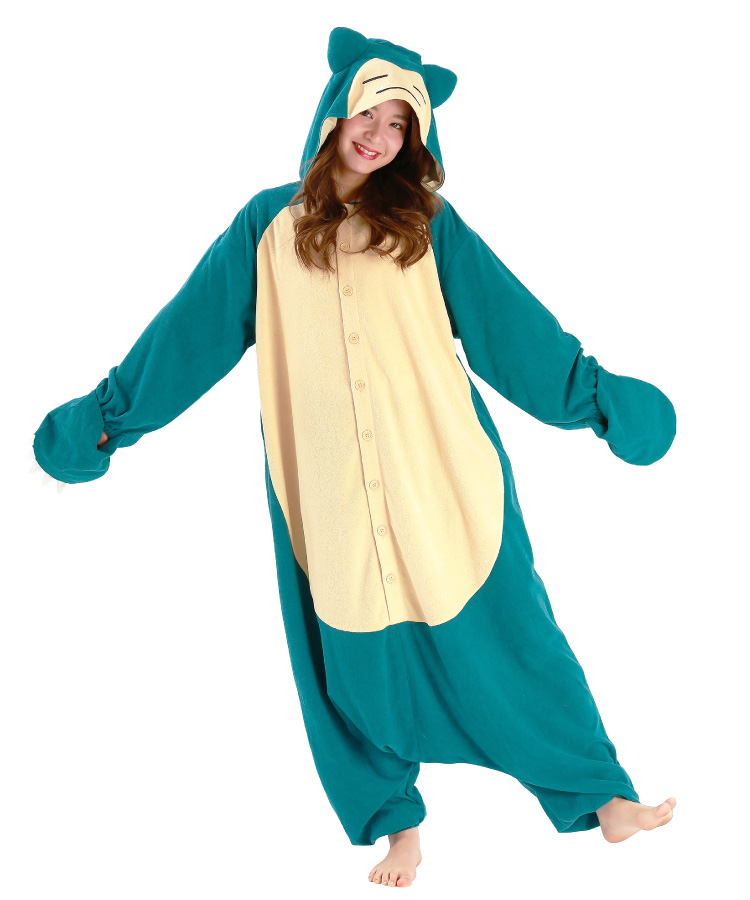Pokemon（ポケモン） 着ぐるみ パジャマ 大人用 カビゴン ハロウィン