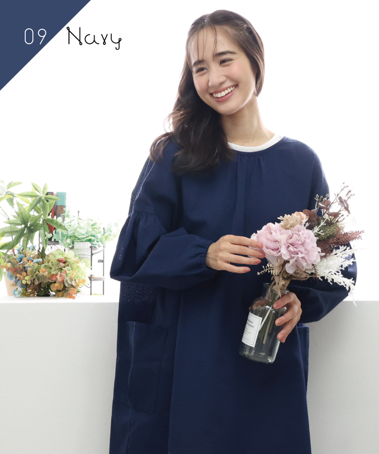 割烹着 おしゃれ 夏 かっぽう着 保育士 かっぽうぎ しじら織 涼しい オシャレ 2way100cm丈 軽い かわいい レディース 羽織り 軽量 薄手 ギフト 母の日 プレゼント Ｍ〜Ｌ