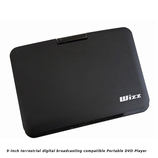 Wizz DV-PT930 ポータブルテレビ　ポータブルDVDプレーヤー　地デジ DVDプレーヤー ポータブルDVDプレーヤー 9インチ 最大6時間再生可能 3