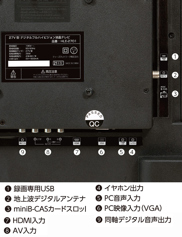 液晶テレビ 27インチ フルハイビジョン インテリジェント