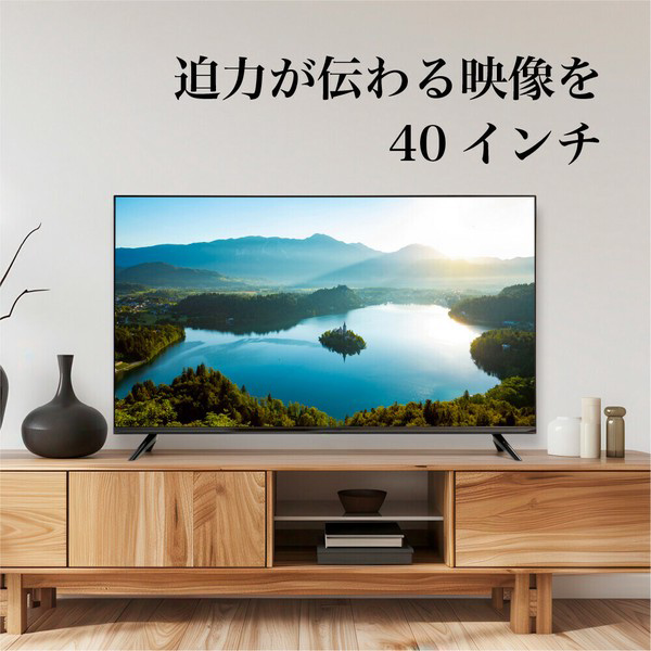 テレビ 40インチ 液晶テレビ 3波対応 ダブルチューナー録画 HDMI接続