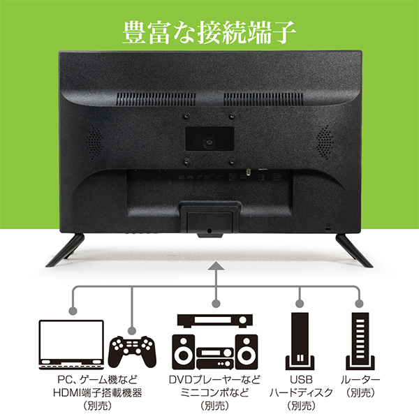 【シャープ製22型】USB録画対応でパソコンのモニターにもなるテレビ！ シャープが22型でフルHD、PCに接続できる液晶テレビを発表 | 日経