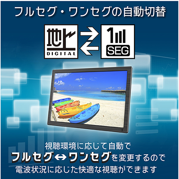 ポータブルテレビ 19インチ 車載 フルセグ フルセグテレビ ワンセグ