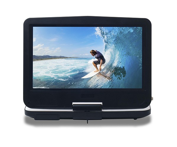 10.1インチ フルセグ搭載ポータブルDVDプレーヤー 3電源式 ワンセグ
