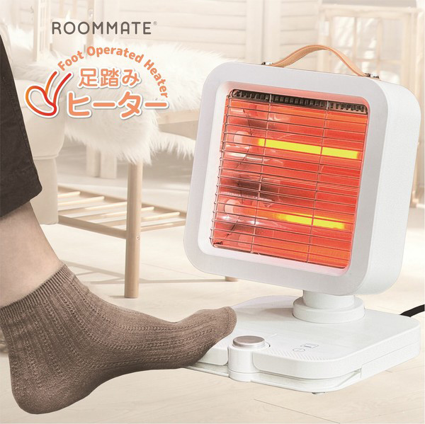 ヒーター 足元ヒーター 小型ヒーター ストーブ フットヒーター 足踏み