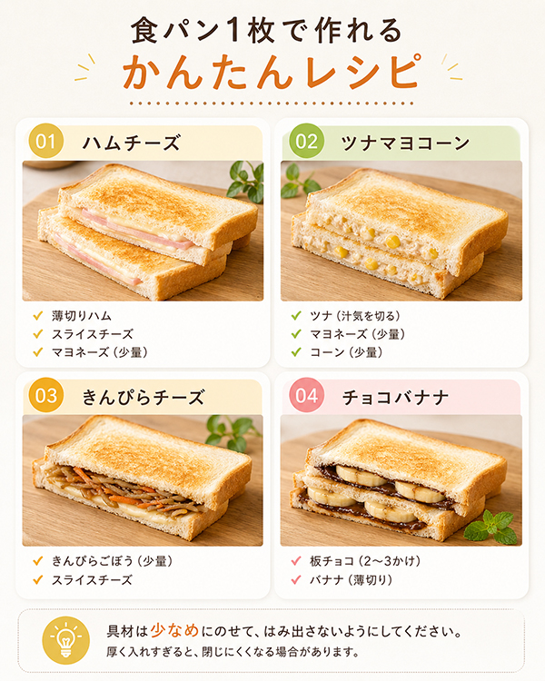 ホットサンドメーカー 電気 食パン 1枚 ハーフサイズ 耳まで焼ける