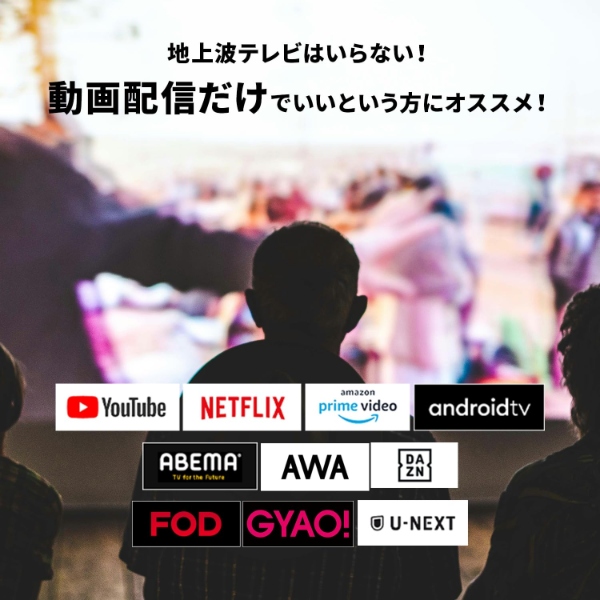 テレビ 42インチ チューナーレス LED液晶テレビ Android TV フル