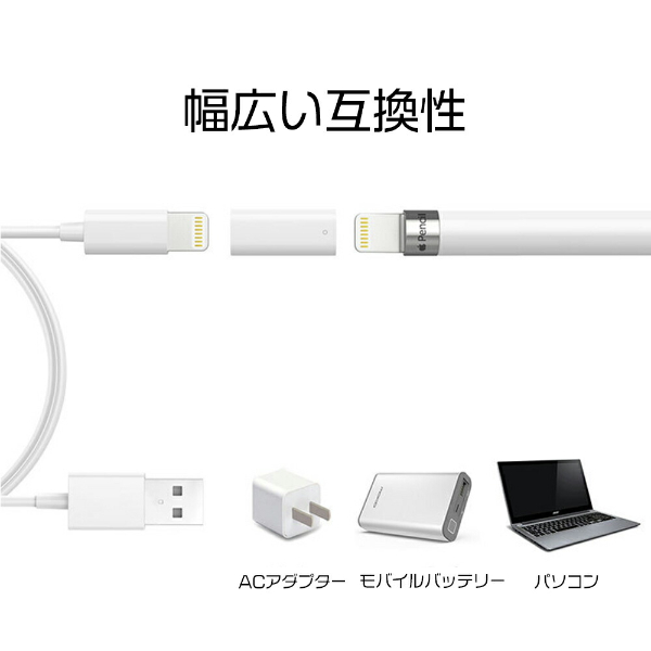 Apple Pencil 充電 変換アダプタ アップルペンシル 変換 USB USB