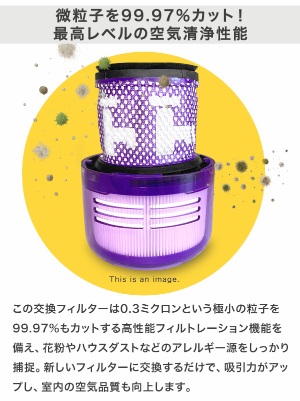 Dyson ダイソン 掃除機フィルター V12 SV20 SV30 シリーズ 専用 互換品
