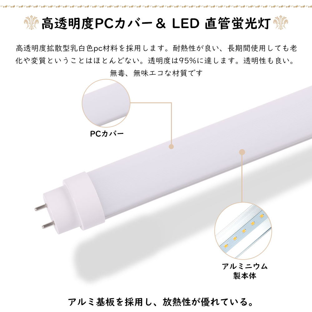 LED蛍光灯 32w形 83cm インバーター式 ラビット式 グロー式工事不要 直
