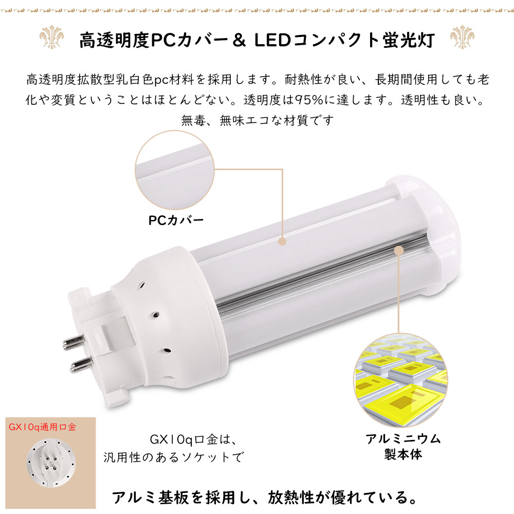 4本 FDL13EXL LEDツイン蛍光灯 FDL13EXN FDL13w相当 FDL13EX-L