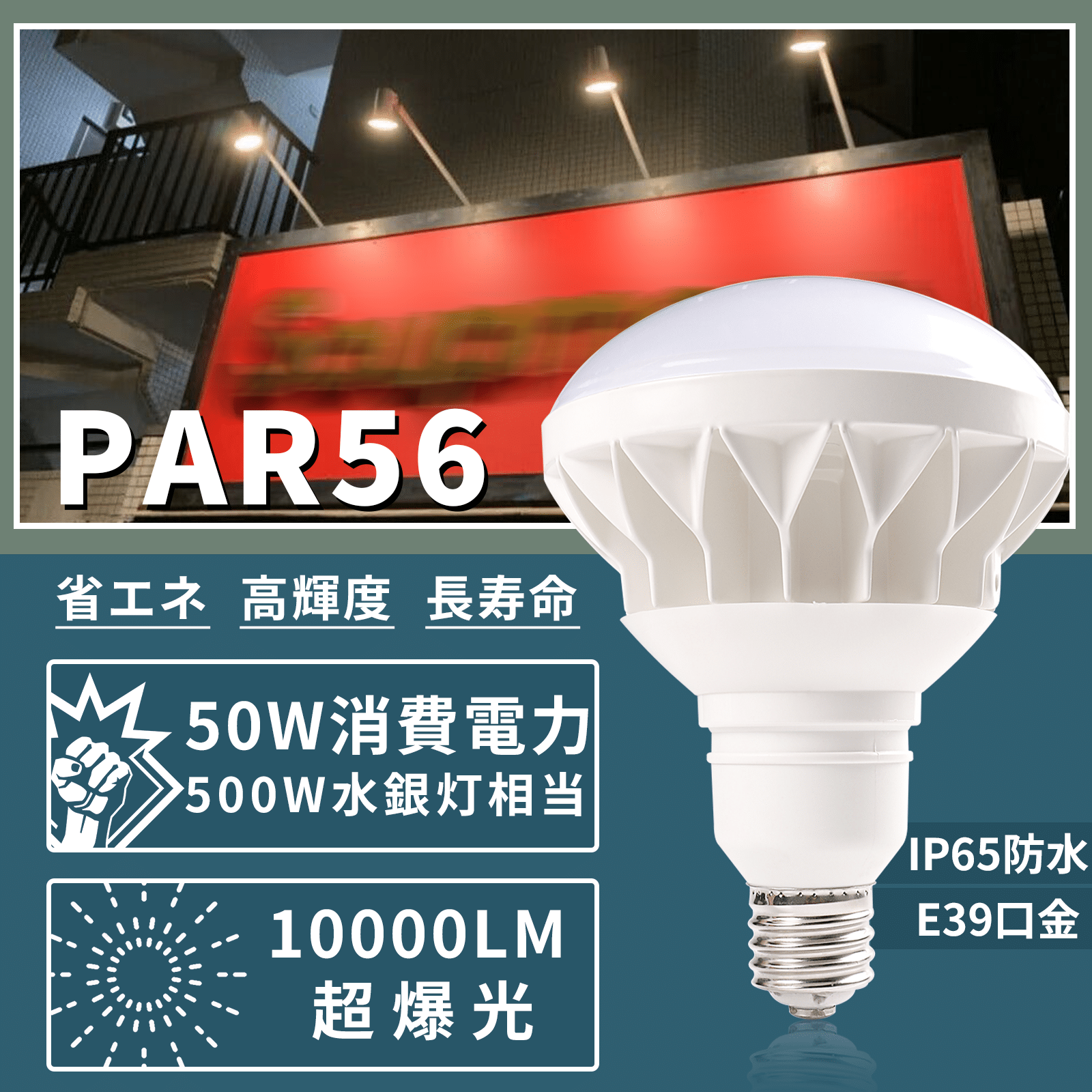 LED電球 口金直径39mm 電球形蛍光灯 E39 大型電球 スポットライト 