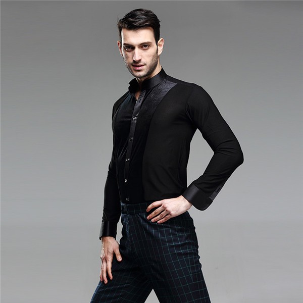S M L Xl 2xl メンズ ラテンダンス用シャツ 男性用 ダンス衣装 上着 ダンスウェア 2タイプ 練習着 ワルツ チャチャチャ ルンバ カウボーイ 7liok8v3w5 ダンス バレエ Sprintmart Com