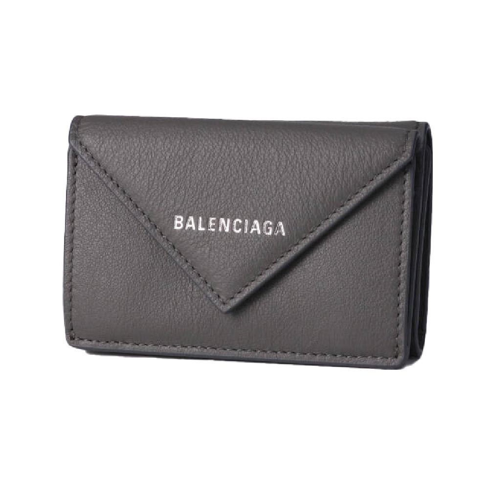 バレンシアガ BALENCIAGA 財布 ミニ財布 三つ折り財布 GRIS FOSSILE