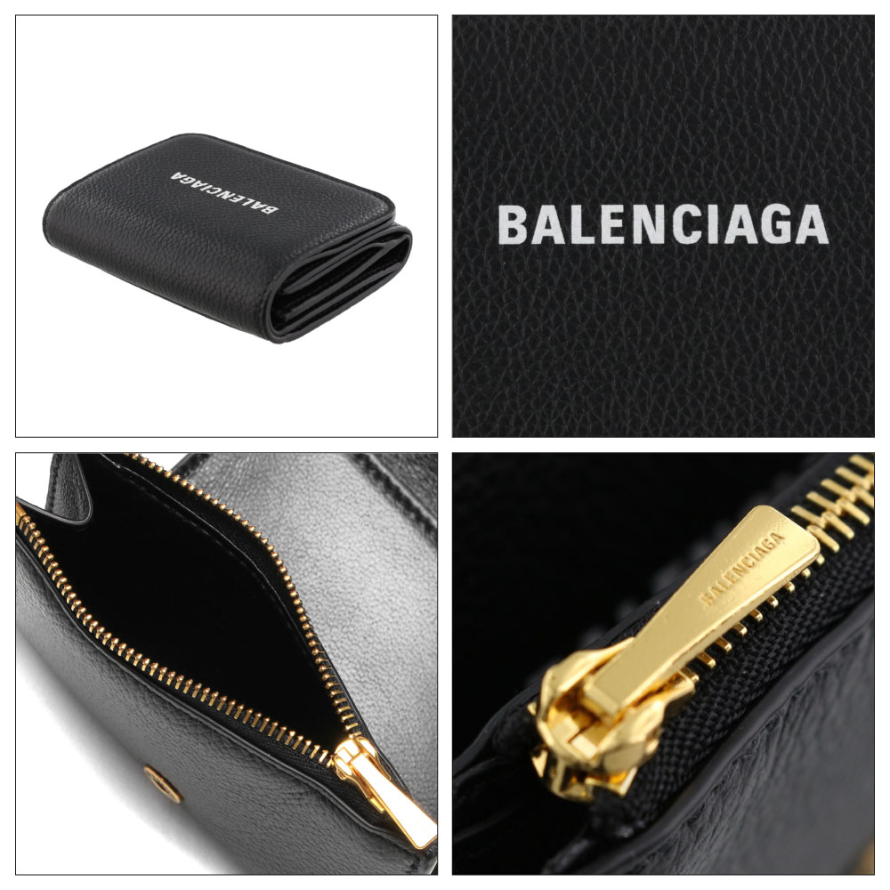 BALENCIAGA バレンシアガ 財布 CASH ZIP MINI 三つ折り財布