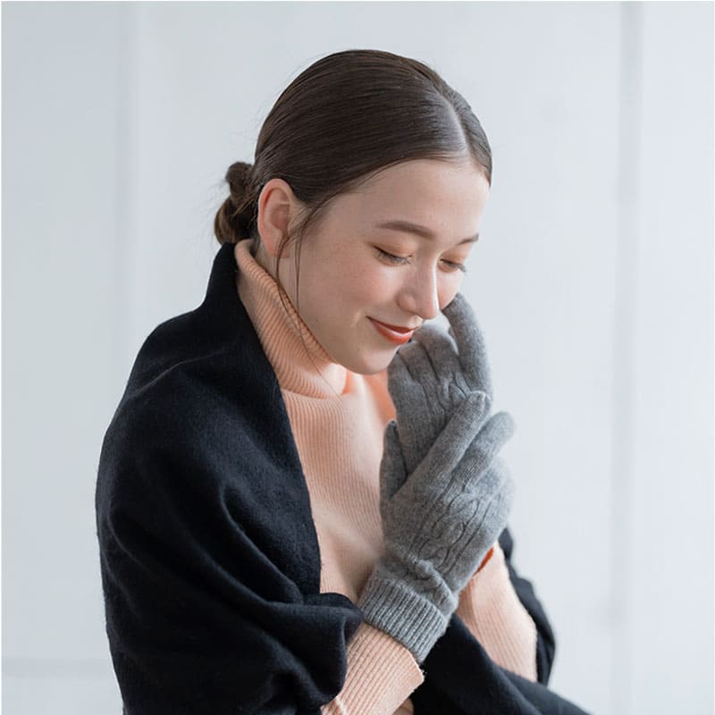 手袋 レディース カシミヤ カシミヤ100％ カシミア 女性 プレゼント グローブ 女性 友達 アルカディアルカ arcadiarca 防寒 クリスマス プレゼント 即日発送