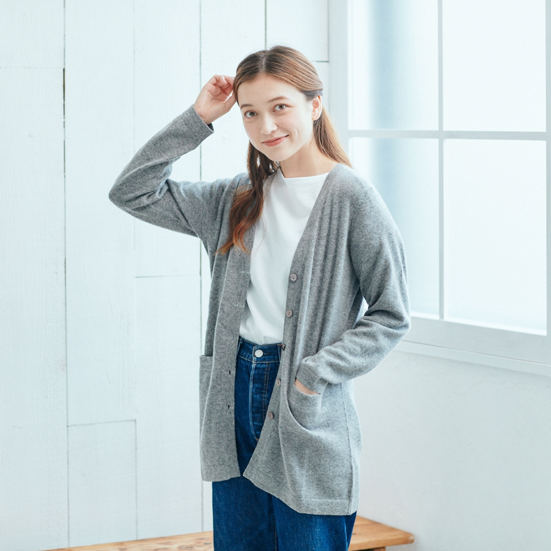 新品未使用 最終価格】TOCCA カシミヤ カーディガン XS グレー