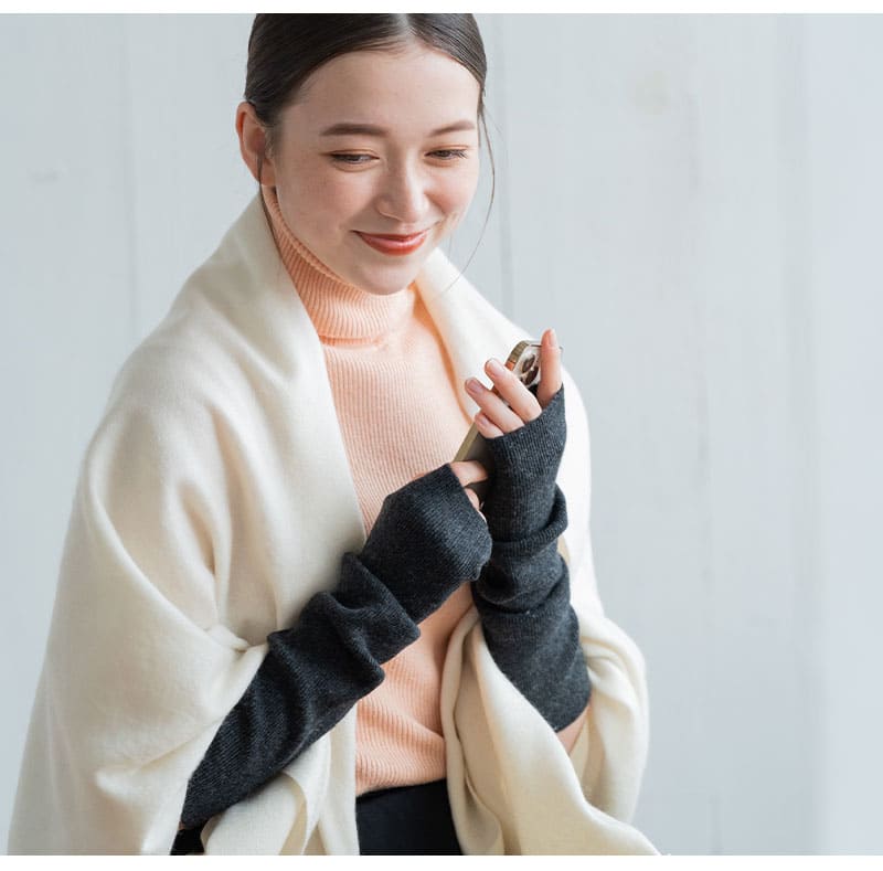 アームウォーマー カシミア カシミヤ カシミヤ100％ レディース 女性 アルカディアルカ arcadiarca
