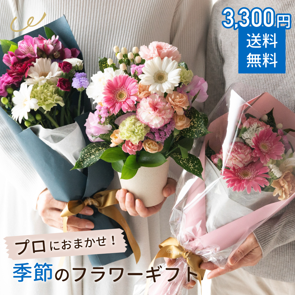 【プロ技光る】季節感あふれるフラワーギフトS