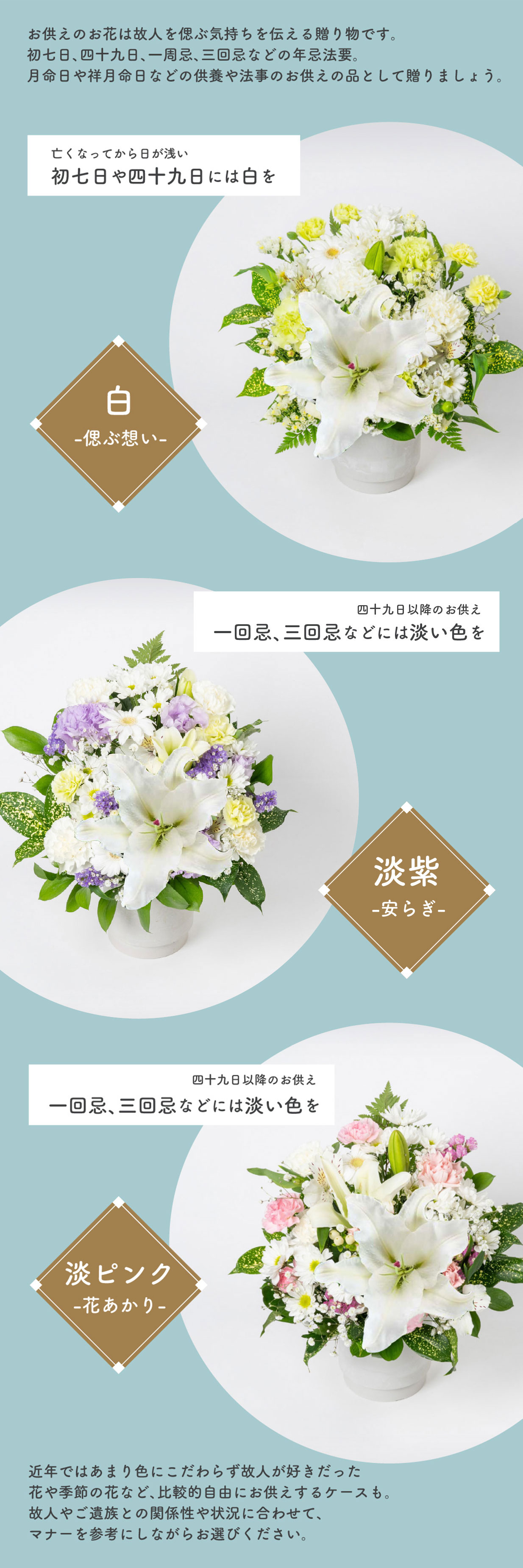 メモリアルアレンジメントM