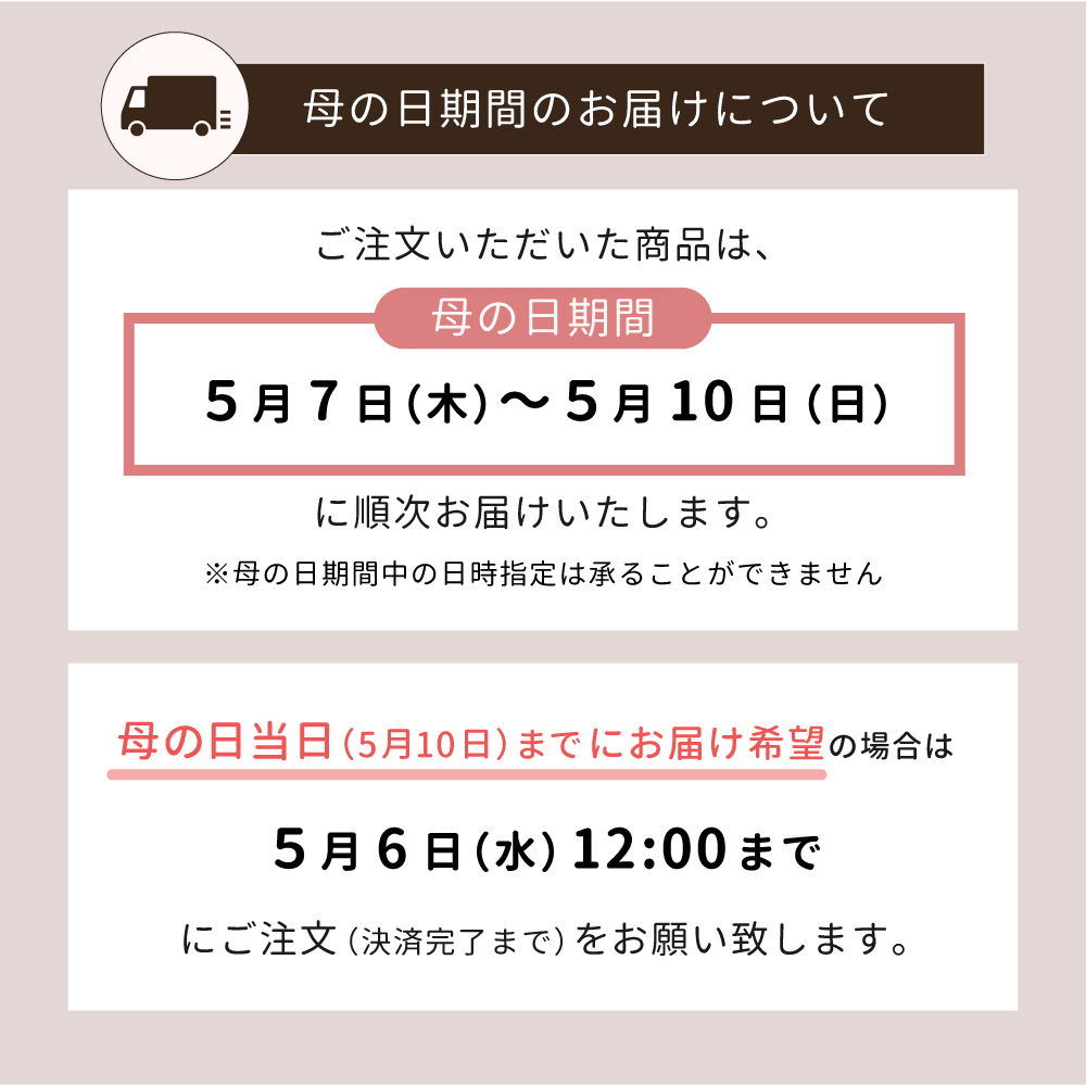 お届けについて