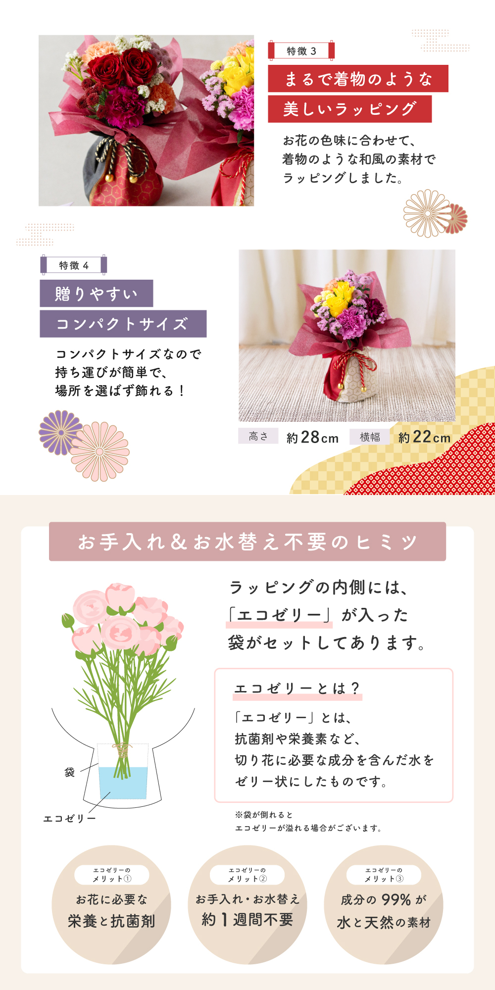 お相手に手間をかけず贈れるから多様なシーンで活躍します！