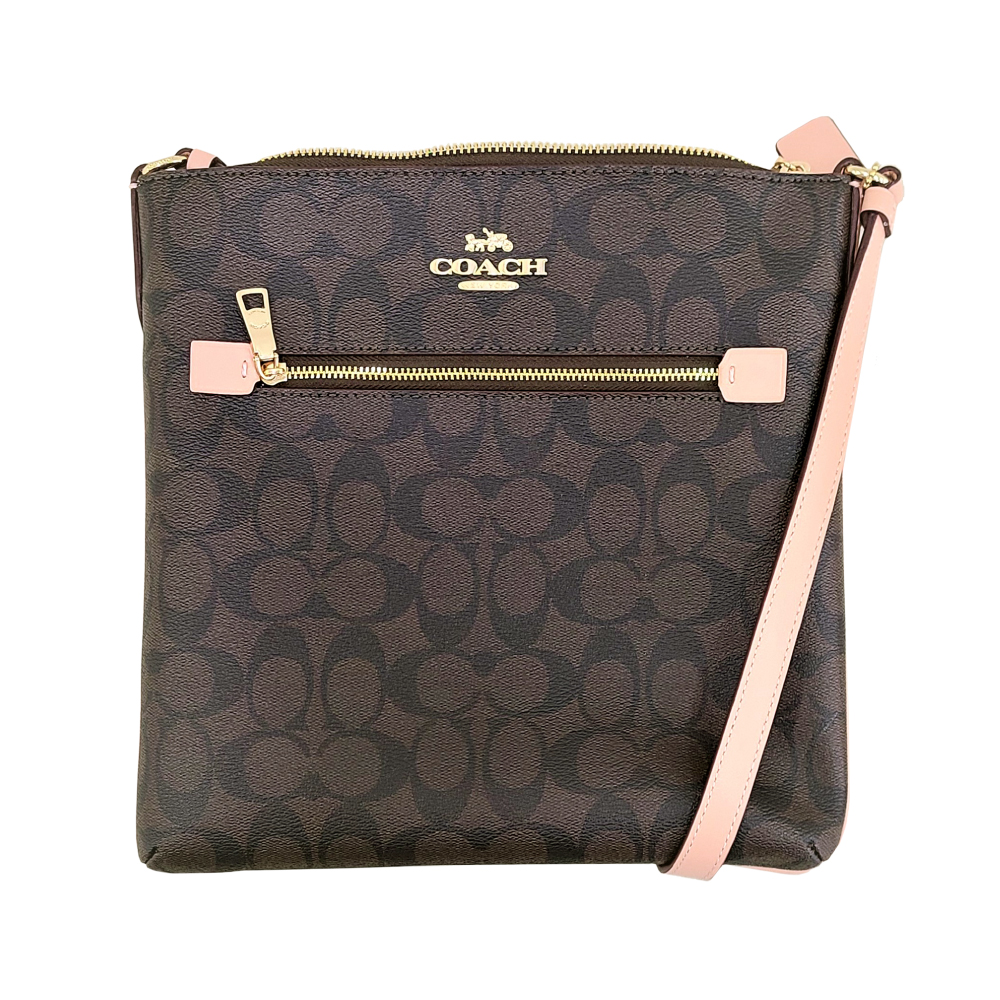 COACH コーチ ショルダーバッグ 斜め掛け 1554 C1554 シグネチャー ローワン ファイル バッグ FC1554 IMTL9 レディース  女性 即日