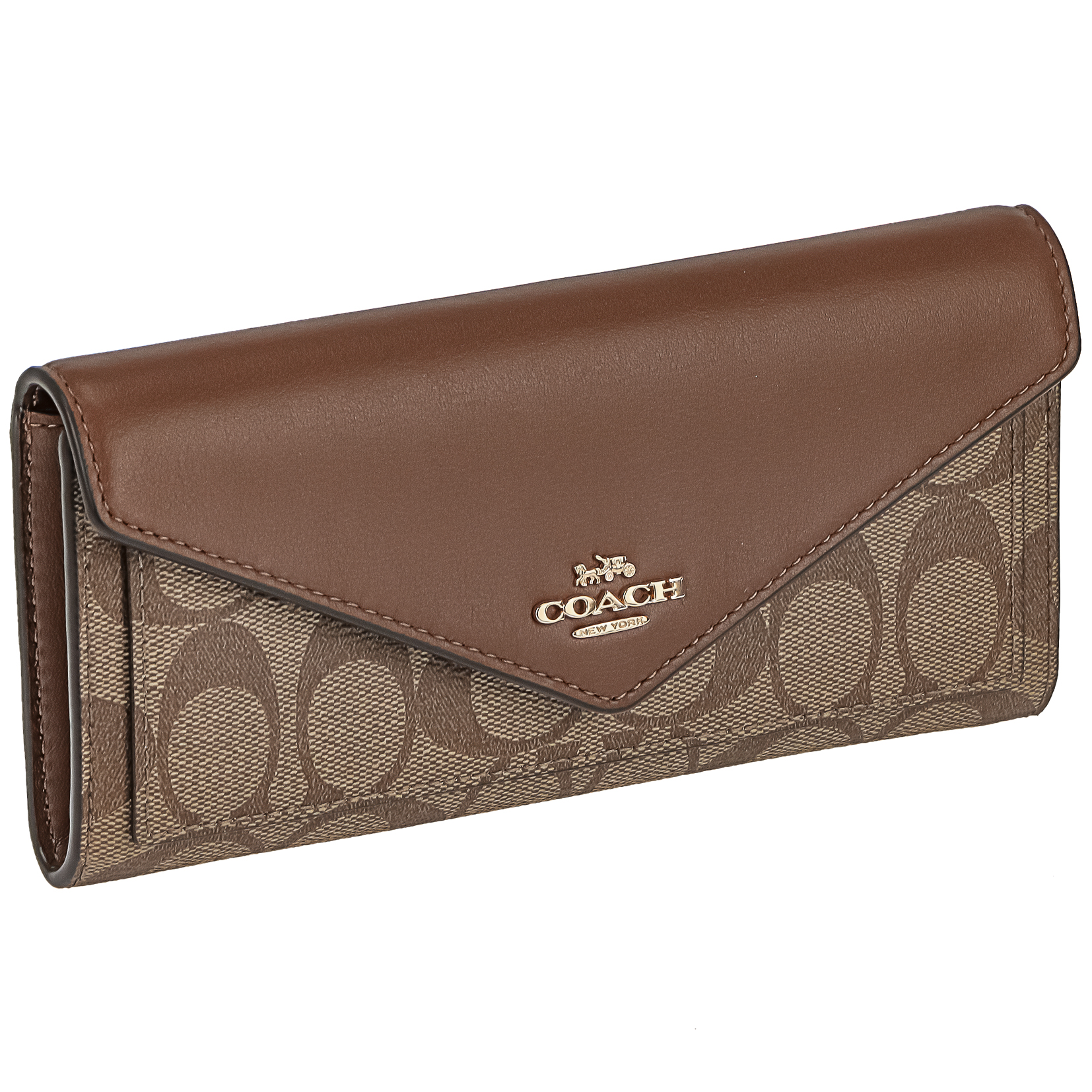 COACH コーチ 3034 シグネチャー 長財布 レディース SIGNATURE SLIM ENVELOPE WALLET 財布 ウォレット PVC  IMAA8 IME74 女性 オシャレ クリスマス プレゼント