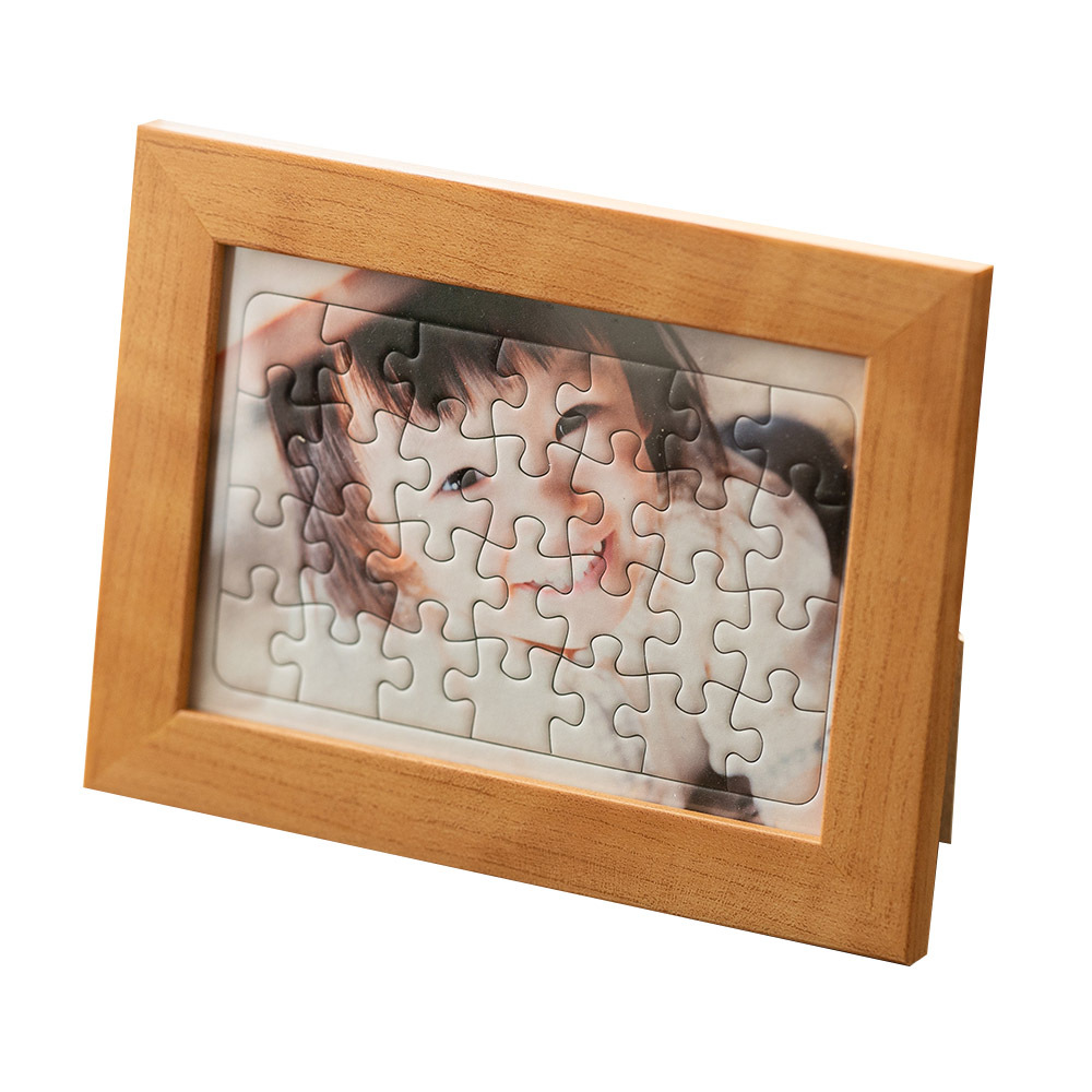 パズル 写真パズル A6サイズ フレーム付き 28ピース ジグソーパズル