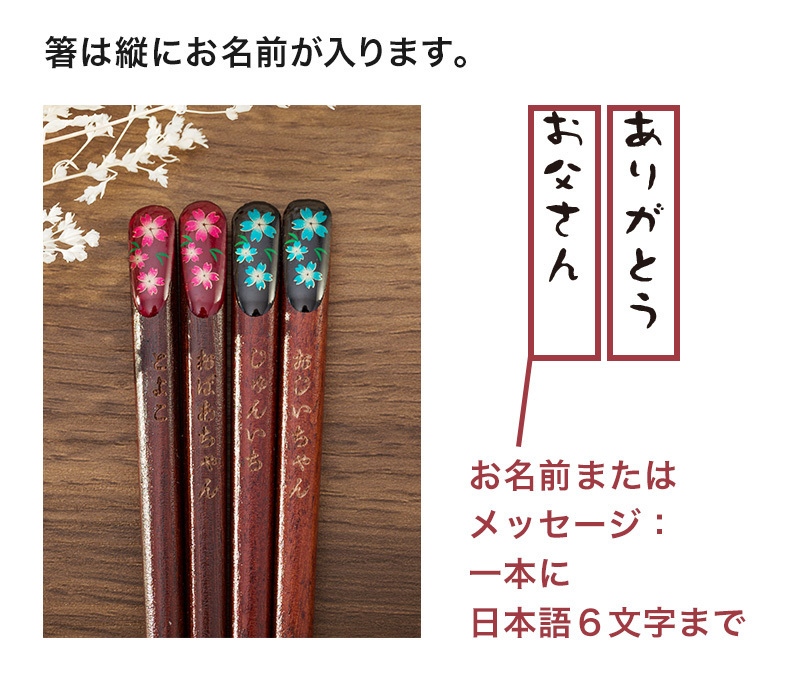 ユーモラスな有田焼の夫婦茶碗箸セット