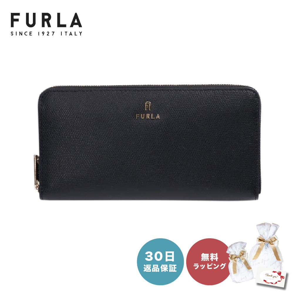 FURLA フルラ 長財布 財布 レディース カメリア ロングウォレット ブランド ファッション おしゃれ 財布 ラウンドファスナー 20代 30代  40代