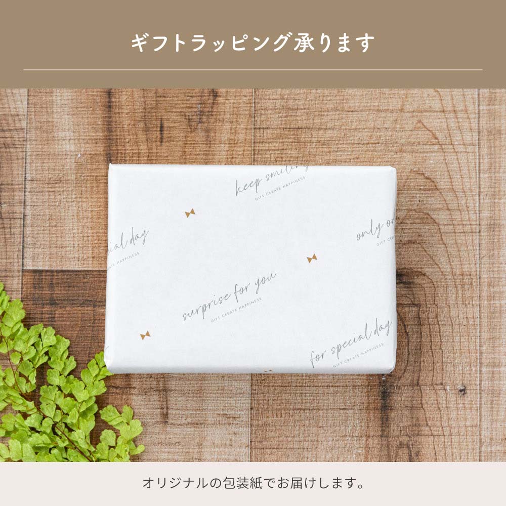 リボンなし包装紙ラッピング