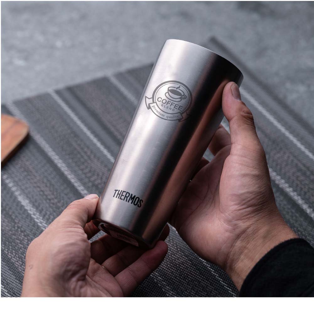 名入れ サーモス タンブラー THERMOS 真空断熱 保冷 保温 ビール ビアグラス ステンレス 名入れ 名前入り